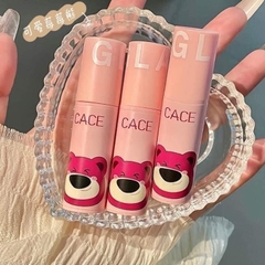 Son kem gấu dâu Lotso - Cace Berry Bear Matte Lip Mud - 3g (set 3 cây son)
