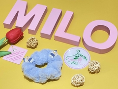 Cột tóc chun lông mix charm cute