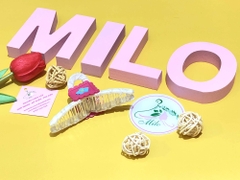 Kẹp tóc quấn vải mix charm cute
