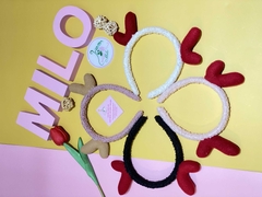 Băng đô lông mịn nhiều kiểu (sừng hươu - vịt - gấu)