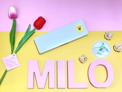 Hộp bút bằng nhựa sticker cute
