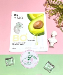 Mặt nạ bơ tinh khiết Hydrogel Da By M.O.I sáng da - 38g (màu trắng)
