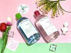 Nước tẩy trang Bioderma Sébium H2O dành cho da nhạy cảm - 500ml (Hồng)