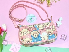 Túi xách da mini hình gấu cute