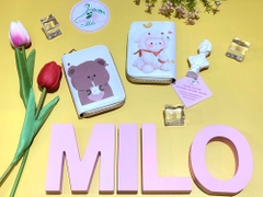 Ví ngắn cầm tay mix hình cute