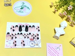 Set 24 móng giả nhiều họa tiết