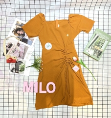 Đầm đũi tay phồng có rút dây xinh xắn
