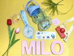 Bình nước hình gấu Smile cute phong cách Hàn Quốc