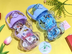 Bình nước hình gấu Smile cute phong cách Hàn Quốc