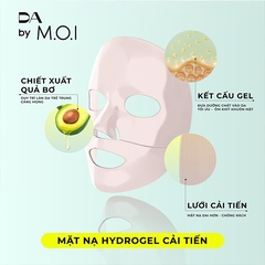 Mặt nạ bơ tinh khiết Hydrogel Da By M.O.I trẻ hóa - 38g (màu hồng)