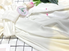 Đầm maxi cánh tiên khoét eo thắt nơ lưng