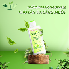 Nước hoa hồng cân bằng da Simple Soothing Facial toner - 200ml