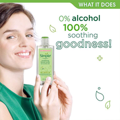 Nước hoa hồng cân bằng da Simple Soothing Facial toner - 200ml