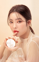 Phấn nước Lime Real Cover Pink Cushion SPF50+/PA+++ 20g - Tone 10 (Hàn Quốc)