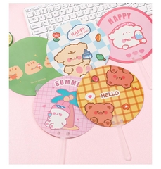 Quạt nhựa cầm tay hoạt hình cute