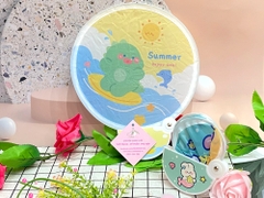 Quạt gấp tự bung mini hoạt hình cute