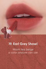 Son kem lì Romand Zero Velvet Tint - Earl Grey Shawl 19