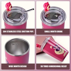 Ly giữ nhiệt gấu dâu Lotso - Toy Story 450ml