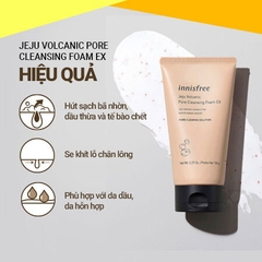 Sữa rửa mặt Innisfree Jeju Volcanic Pore Cleasing Foam - 150g