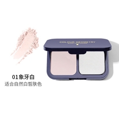 Phấn nền kiềm dầu Colour Geometry 2 ô (hộp xanh) - 7.5g