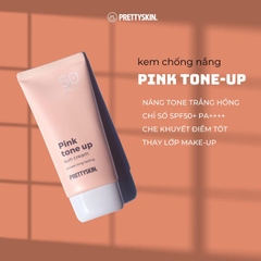 Kem chống nắng Pretty Skin Pink Tone Up Sun Cream SPF50+PA++++  - 70ml (hồng)