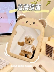 Gương makeup để bàn hình cừu con Mengshang cute