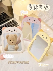 Gương makeup để bàn hình cừu con Mengshang cute