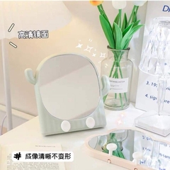 Gương make up để bàn hình xương rồng cute