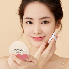 Phấn phủ Lameila Gather Beauty Colour Geometry - 10g ( hộp trắng hồng trái tim)
