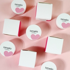 Phấn phủ Lameila Gather Beauty Colour Geometry - 10g ( hộp trắng hồng trái tim)