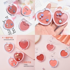 Phấn má hồng Lameila blusher - 4g (hộp trái tim)