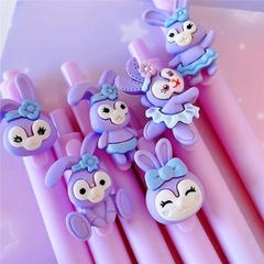 Bút bi thỏ màu tím cute