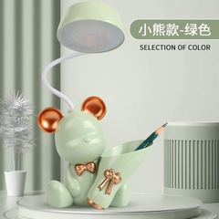Đèn ngủ để bàn hình gấu Bearbrick có ống cắm bút