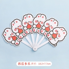 Quạt nhựa cầm tay xếp lại hình cute