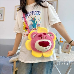 Túi xách đeo chéo gấu dâu Lotso bông hoa hướng dương