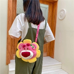 Túi xách đeo chéo gấu dâu Lotso bông hoa hướng dương