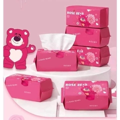 Khăn giấy đa năng gấu dâu Lotso (dạng gói rút) - Rose Bear