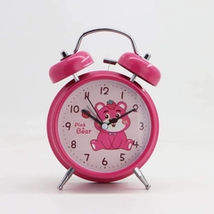 Đồng hồ báo thức gấu dâu Lotso - Honey Time Pink Bear (có đèn)