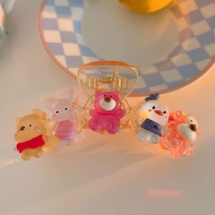 Kẹp tóc charm hoạt hình Disney (kiểu trong + kiểu đục)