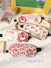 Bịt mắt ngủ gấu dâu Lotso có gel làm mát
