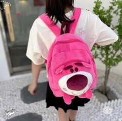 Balo lông mịn gấu dâu Lotso cao cấp (loại to)