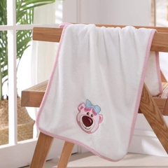 Set 2 khăn tắm gấu Lotso cao cấp siêu xinh