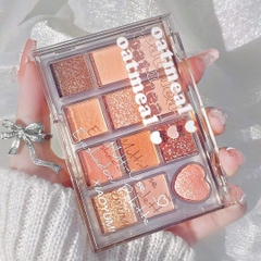 Phấn mắt 12 ô Xiaoyumi Oatmeal