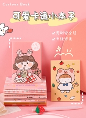 Sổ note mini size A7 (hoạt hình + sổ lò xo)