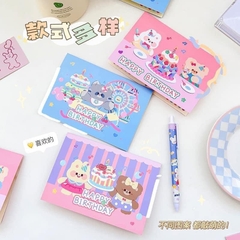 Thiệp sinh nhật 3D hình cute