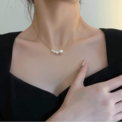Dây chuyền 4 hạt ngọc trai