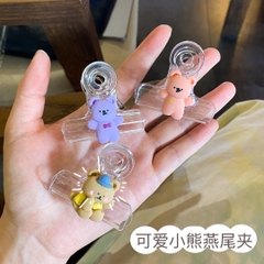 Kẹp giấy đính charm 3D cute