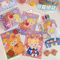 Túi giấy lụa bé tóc vàng (14.5cm x 21cm)