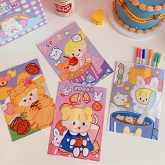 Túi giấy lụa bé tóc vàng (14.5cm x 21cm)