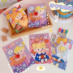 Túi giấy lụa bé tóc vàng (14.5cm x 21cm)